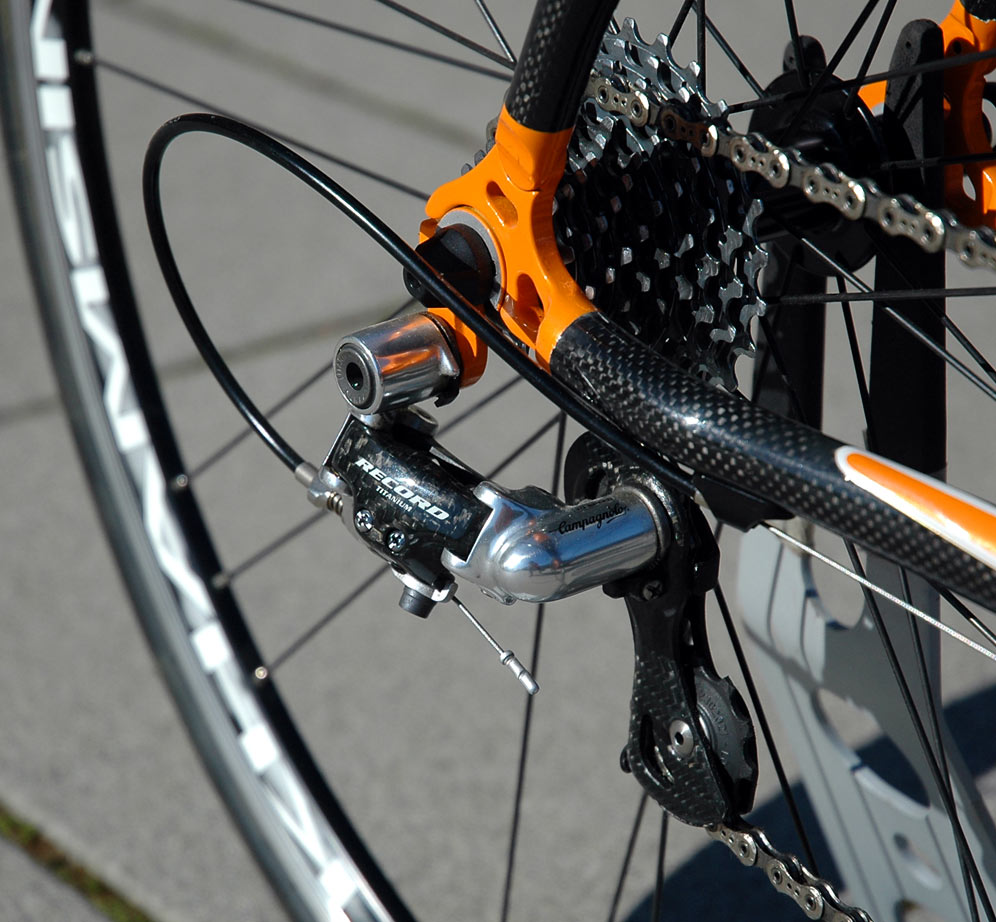 fahrrad mit campagnolo record gruppe neu